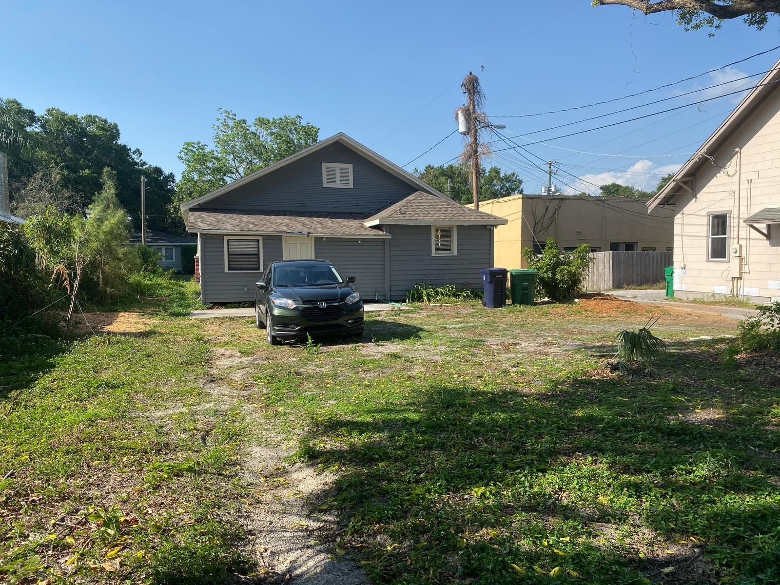 Seminole Heights Bungalow — before and after landscaping photo 2