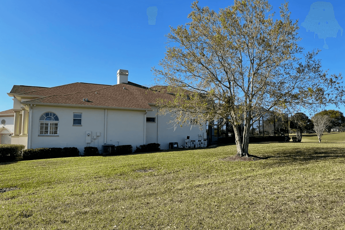 Lake Jovita Estate — before and after landscaping photo 2