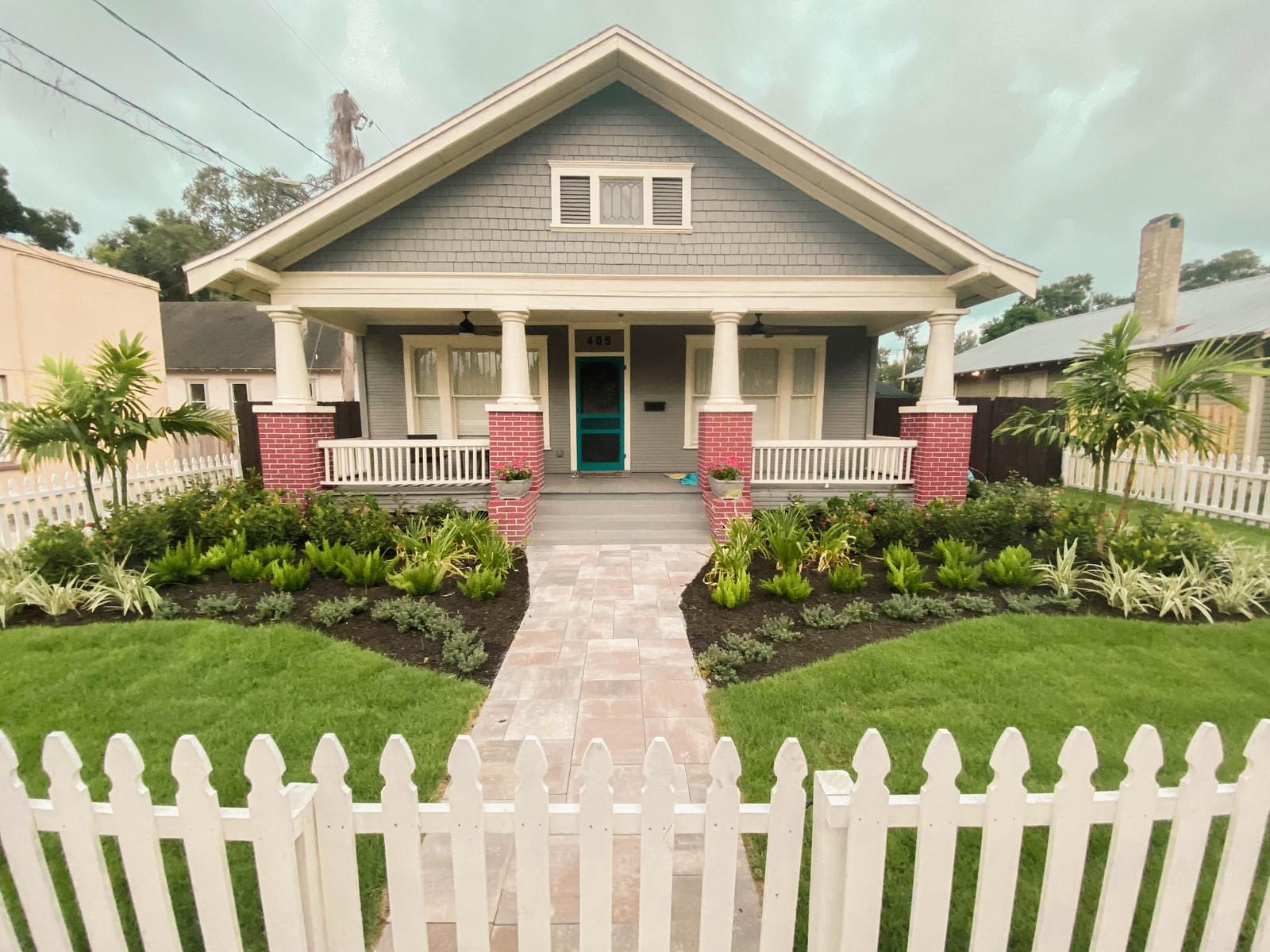 Seminole Heights Bungalow — before and after landscaping photo 4
