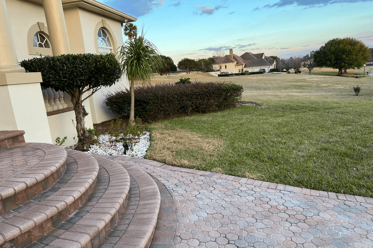 Lake Jovita Estate — before and after landscaping photo 4
