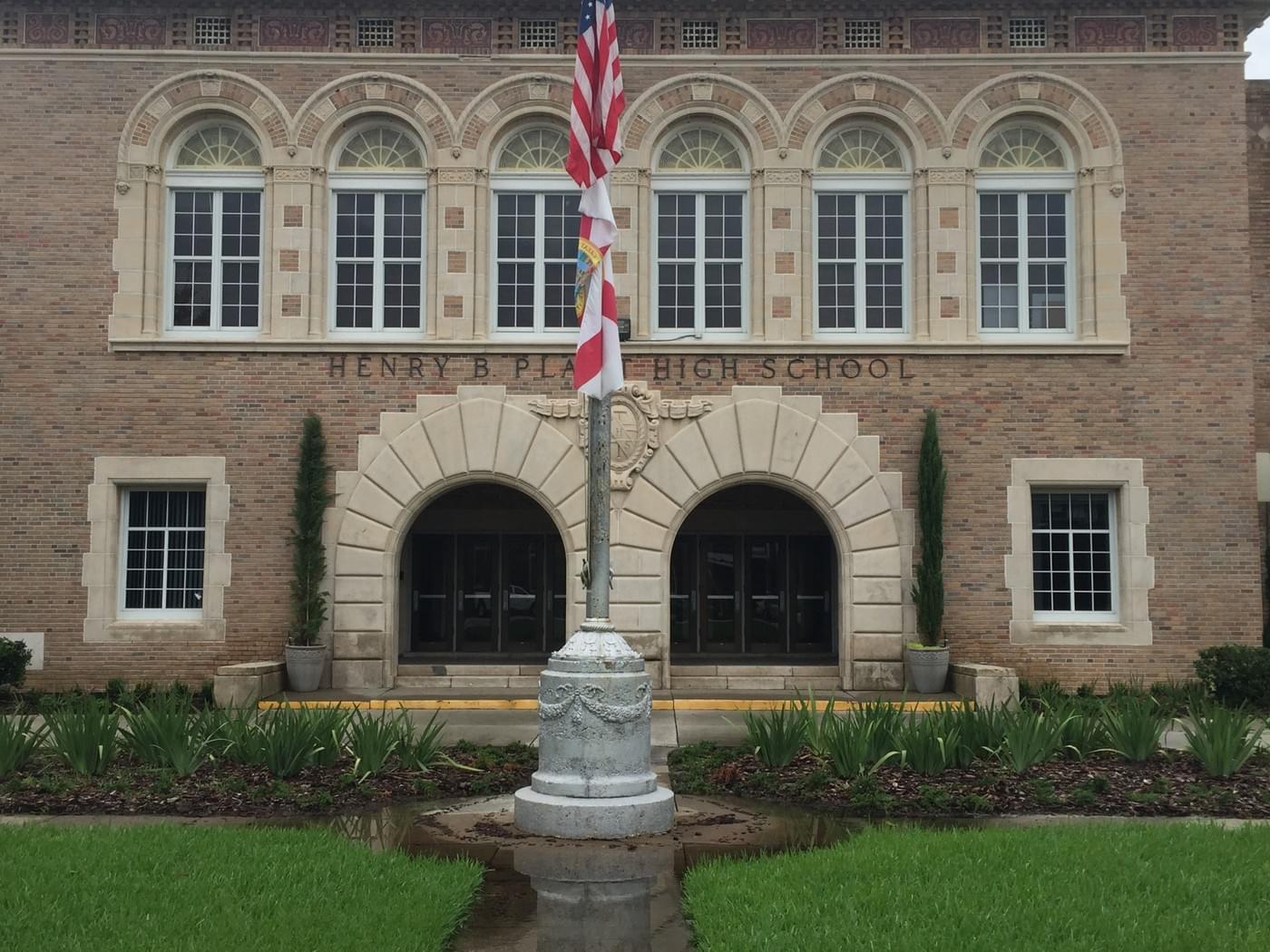 H.B. Plant High School re-landscape donated by Jared Dorsey and Everything Outdoors