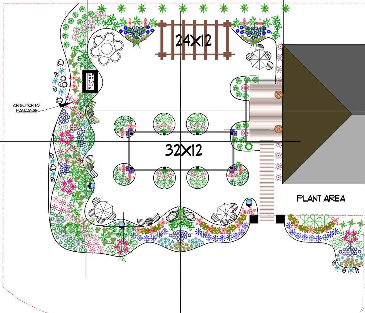 Arrows and Bow Mercantile landscaping project