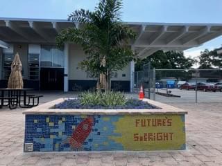 Coleman Middle School raised garden bed project, phase one