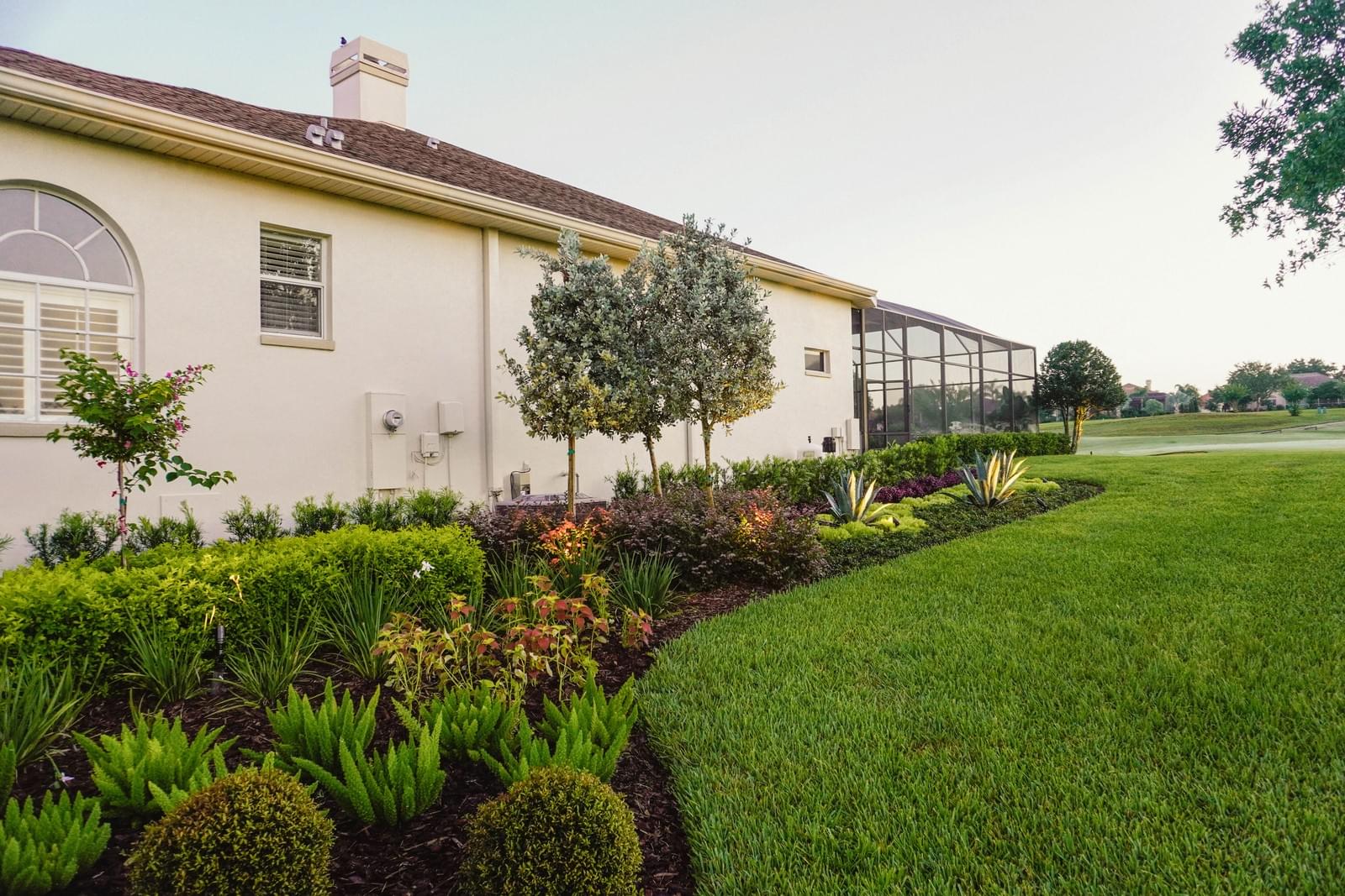 Lake Jovita Estate — before and after landscaping photo 6