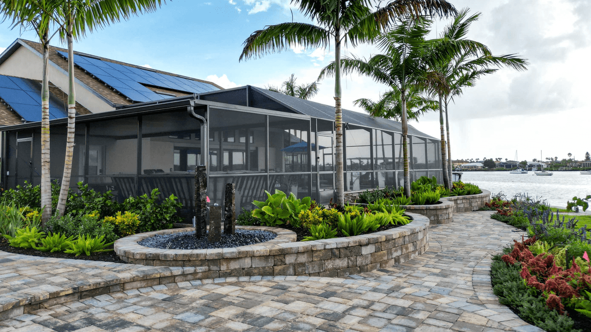 Apollo Beach Oasis — finished landscape by Everything Outdoors
